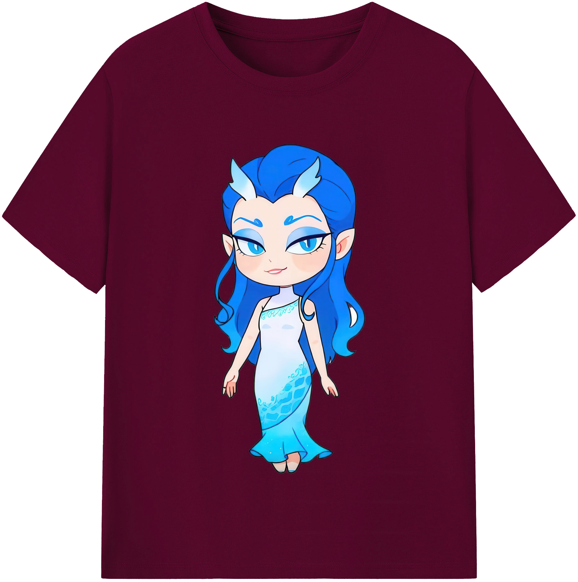 （画像用） Ne Zha 2 ナタ 魔童の大暴れ レディースカジュアルプリントTシャツ（綿100％）